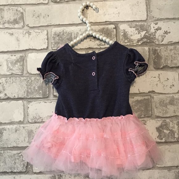 Guess Baby Girl's Flower Tutu Dress 6-9 Months - Picture 4 of 4